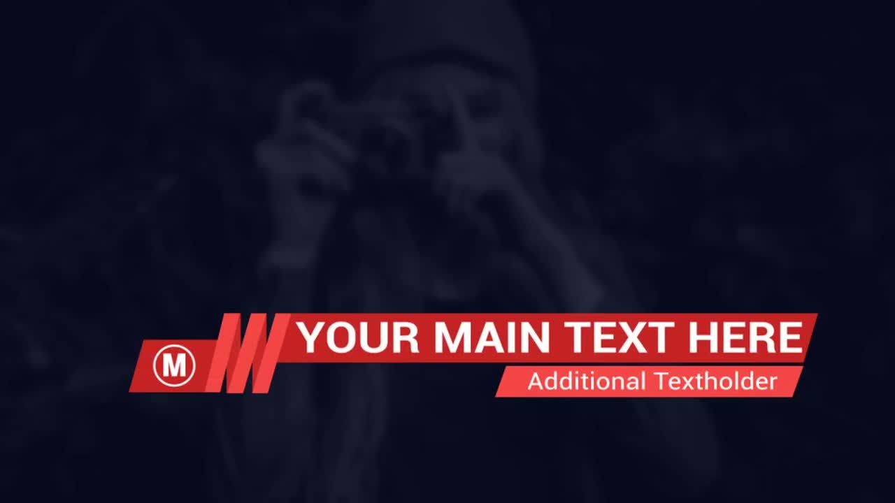 优雅的下三分之一广告动画标题素材库精选AE模板