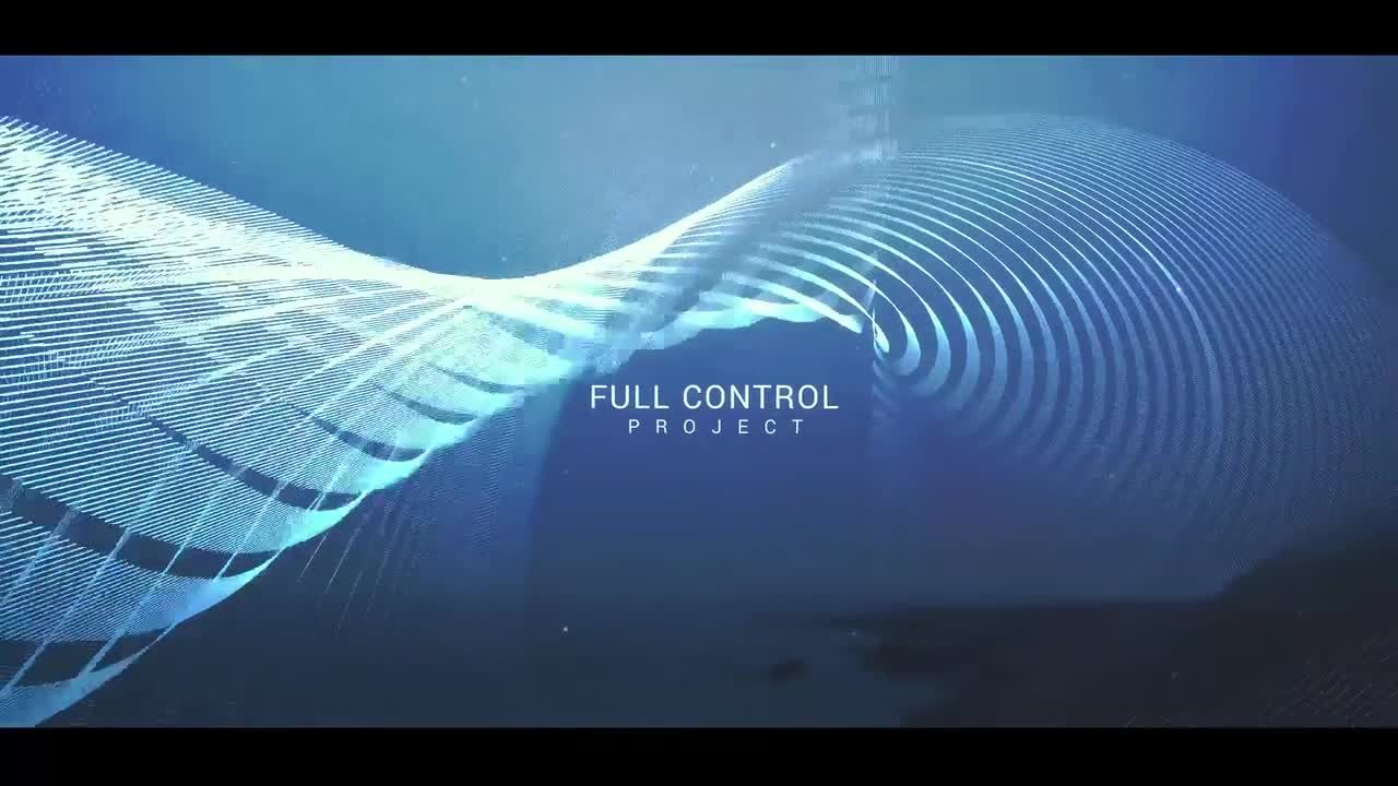 现代而优雅的线条视差素材库精选AE模板