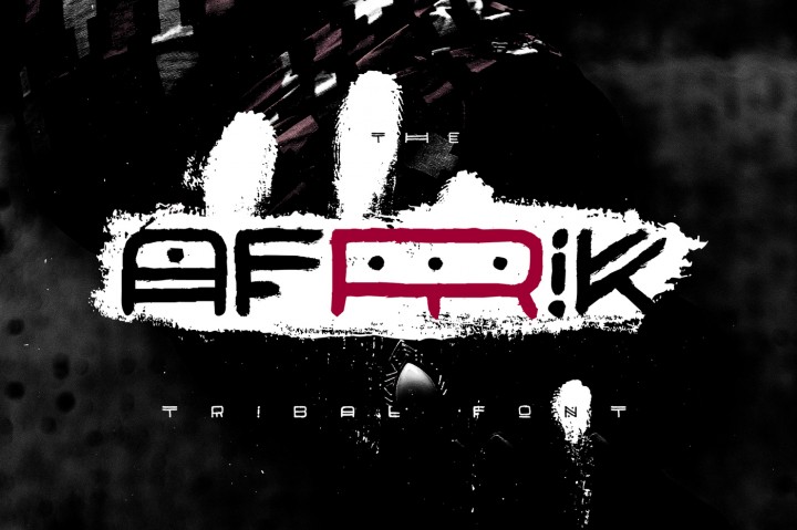 Afrik – Tribal Font插图