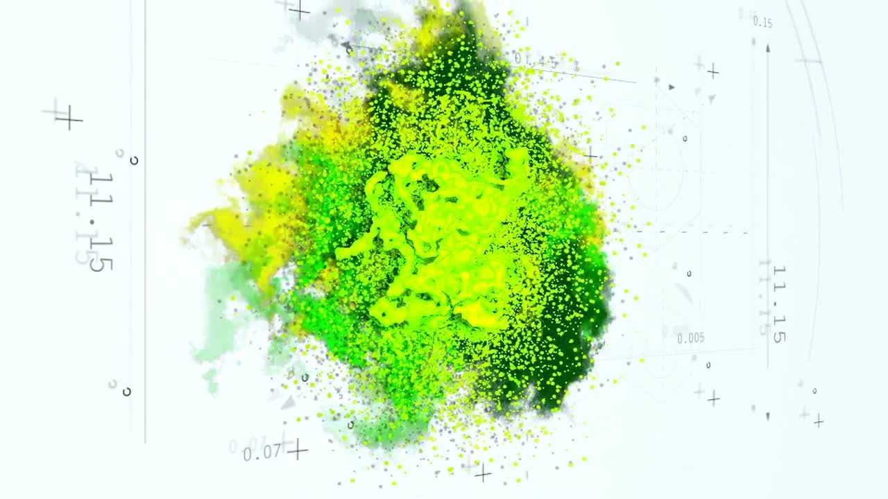 清洁油漆徽标设计转场过渡效果素材库精选AE模板