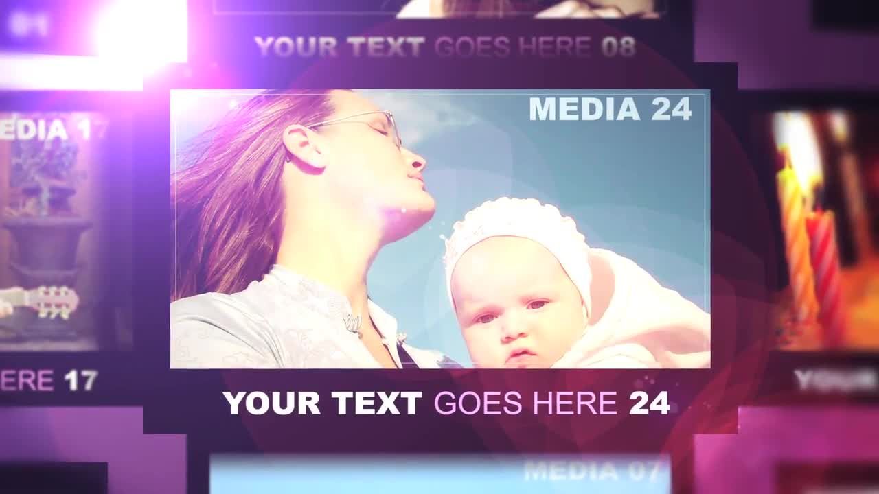 丰富多彩的浮动面板幻灯片素材库精选AE模板