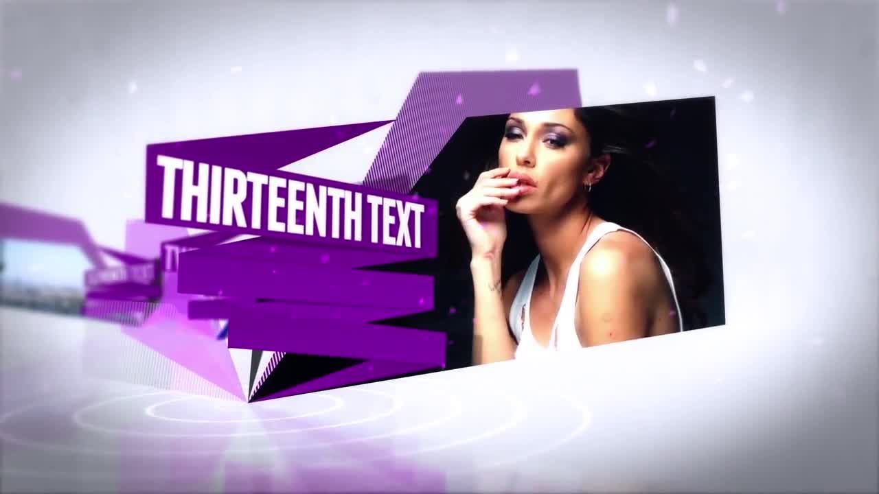 新潮的创意广告促销介绍素材库精选AE模板