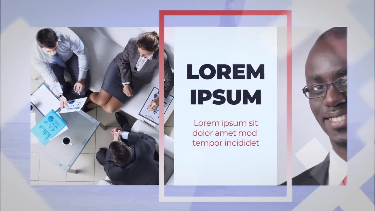 专业的业务团队宣传介绍素材库精选AE模板