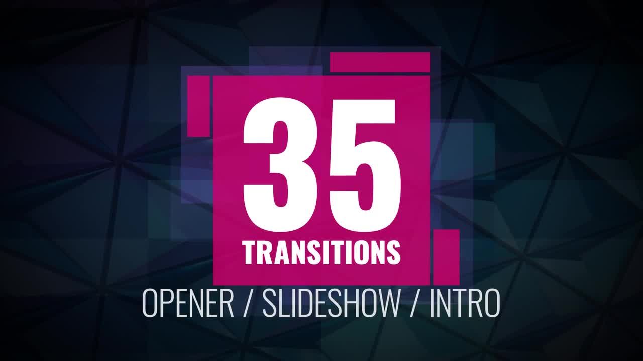 35个快速转场过渡动画开场素材库推荐PR模板