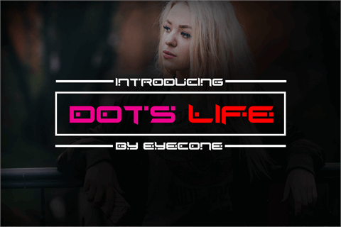 EC Dots Life font素材之家精选英文字体