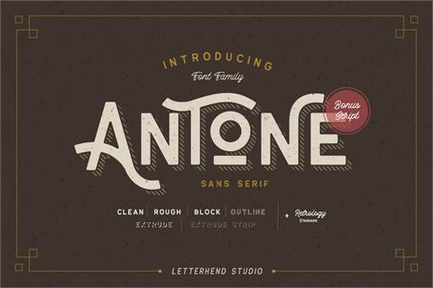 Antone DEMO font素材之家精选英文字体