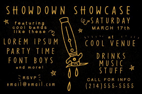 Nick Q Hand Font插图2