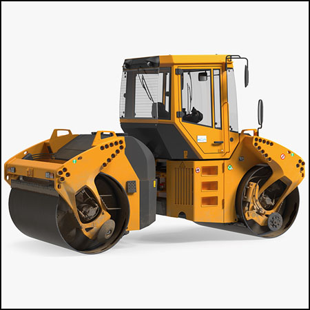 压路机3D/C4D模型