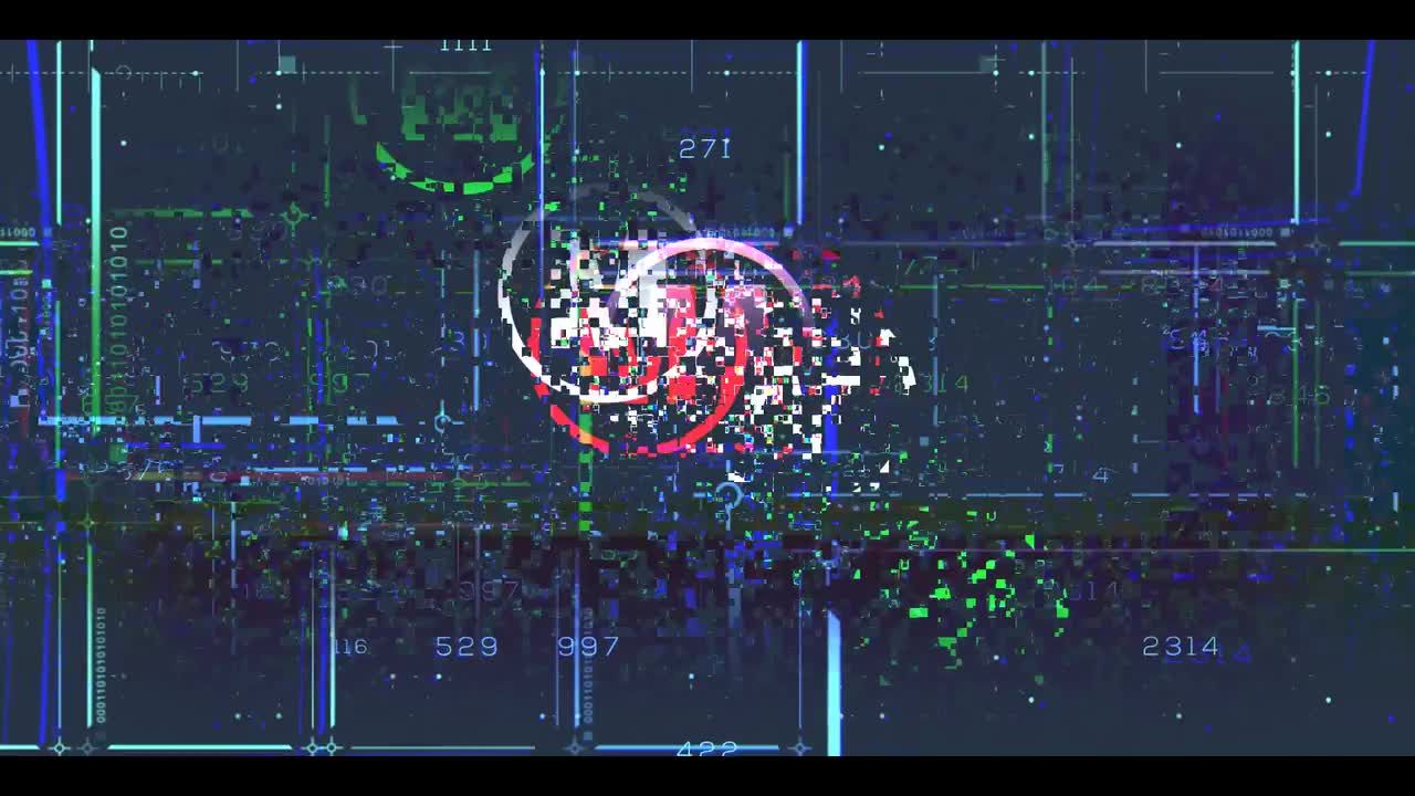 小故障徽标时尚素材库精选AE模板