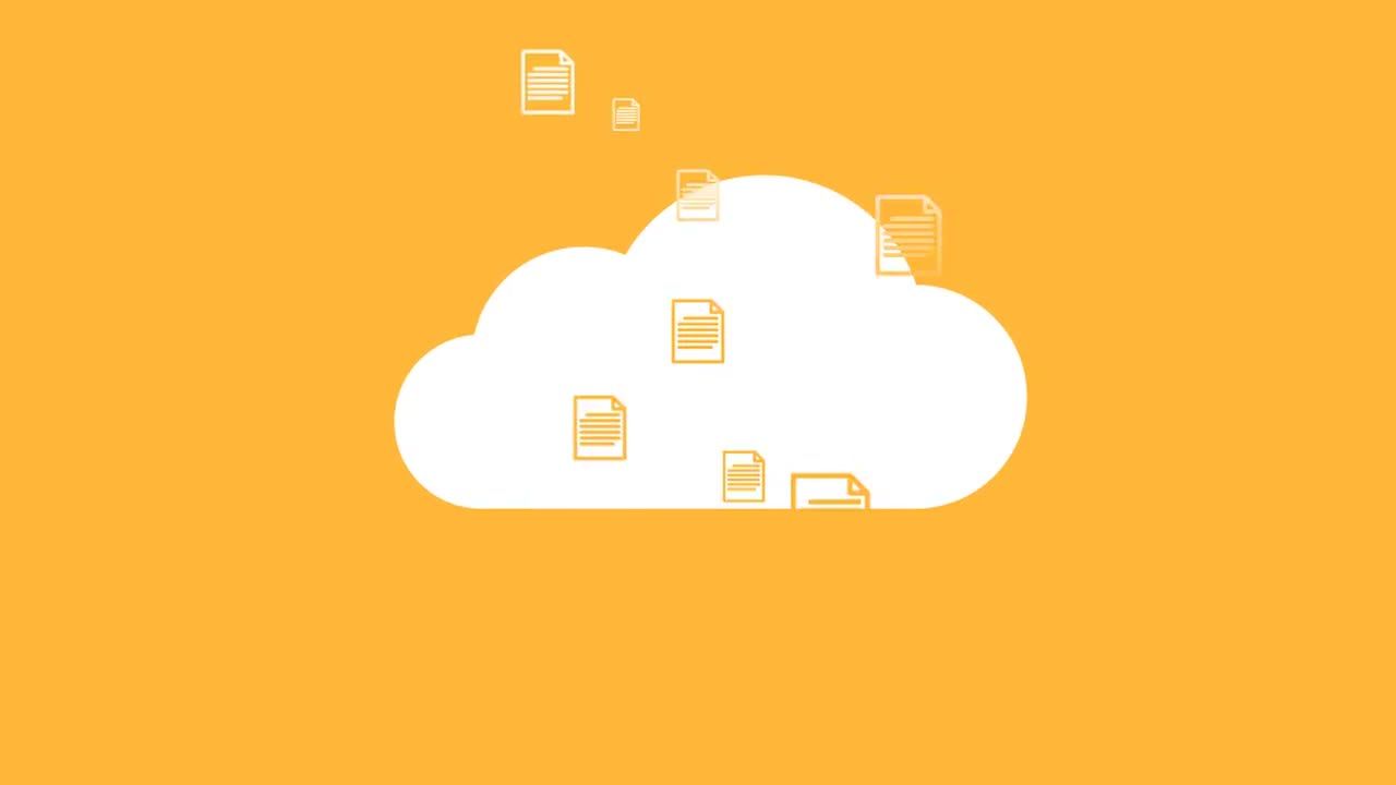 云计算服务或互联网公司设计AE徽标模板