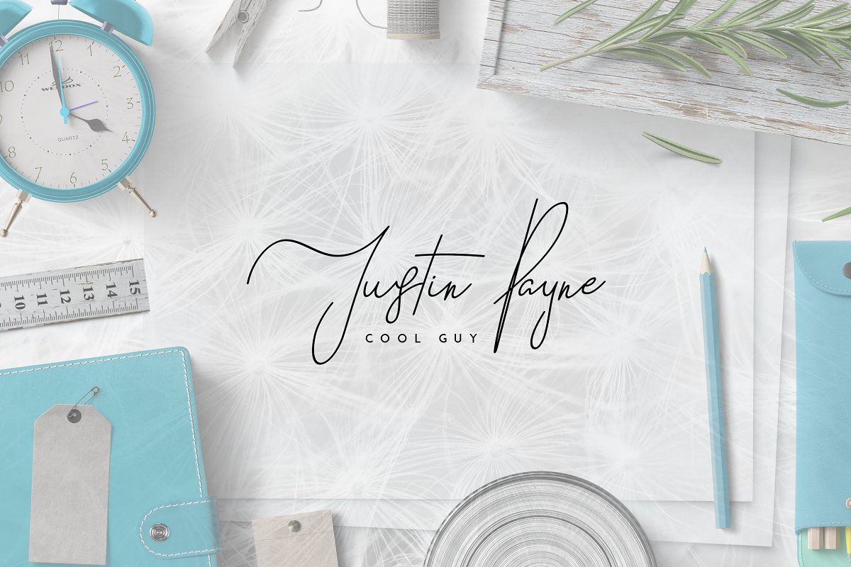 Good Wish Signature font插图3