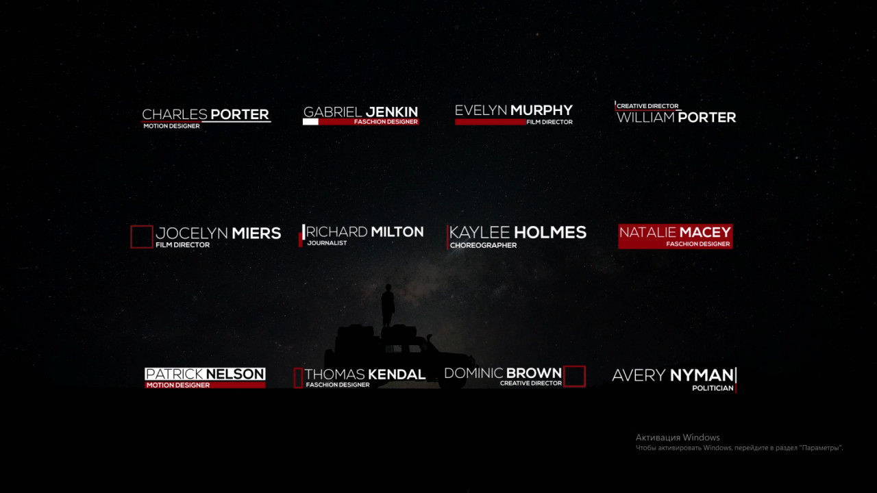 12个流畅现代低三分之一全屏标题动画素材库推荐PR模板