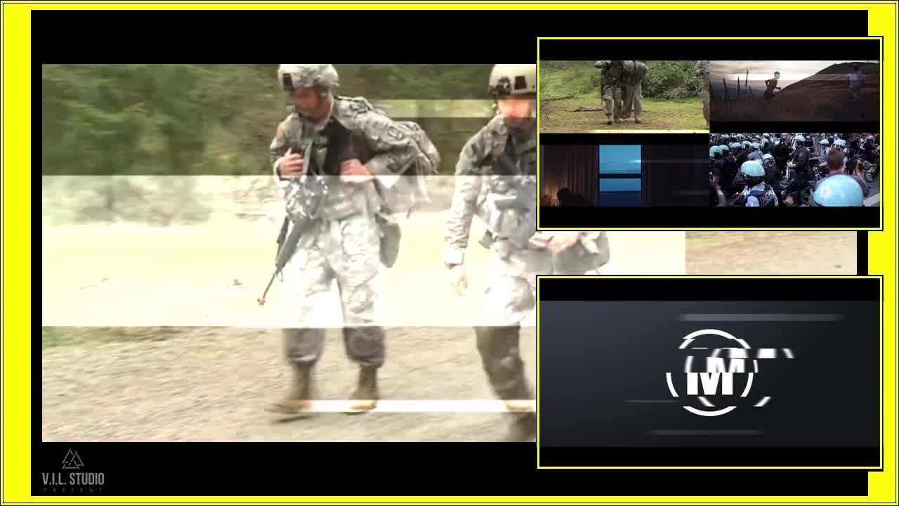 史诗新闻徽标开启者动态素材库精选PR模板