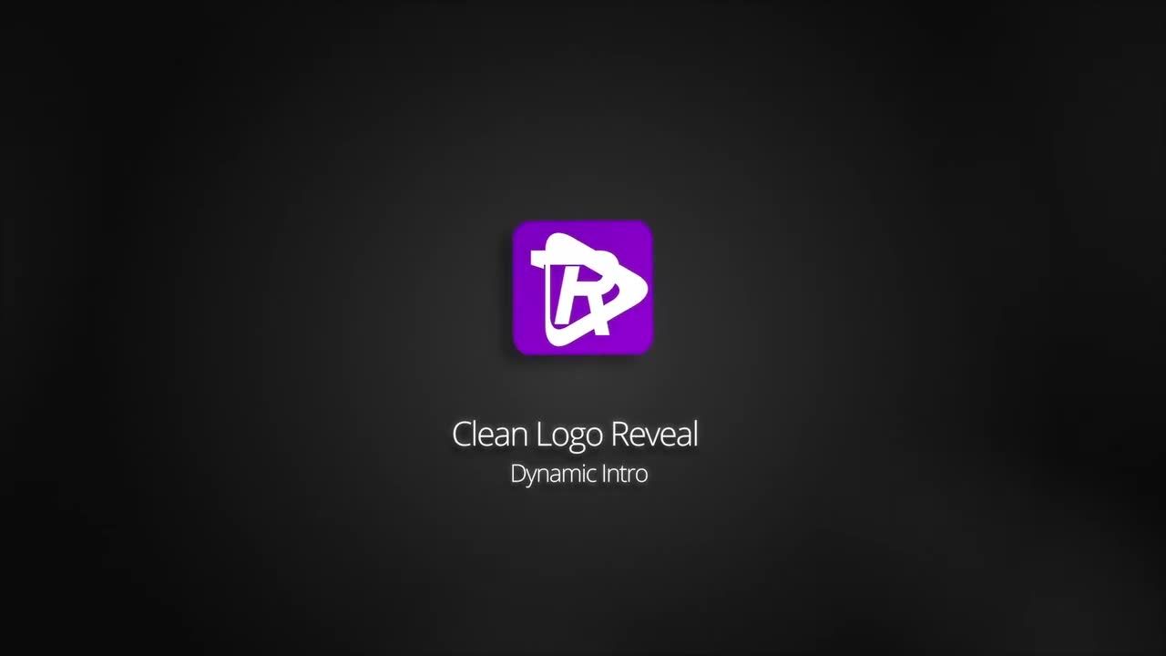 线条形状简约logo展示动画素材库推荐PR模板