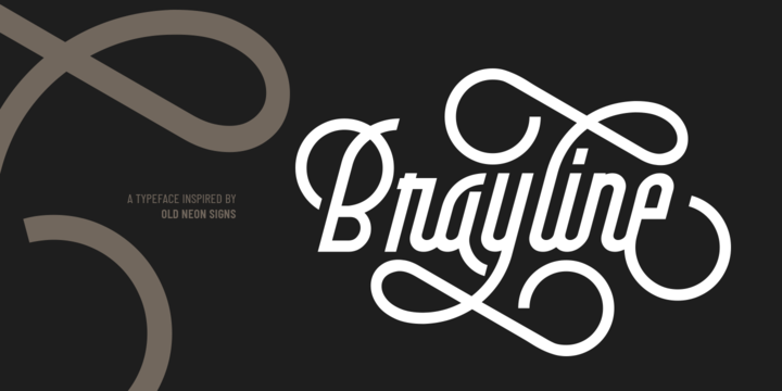 Brayline Font插图
