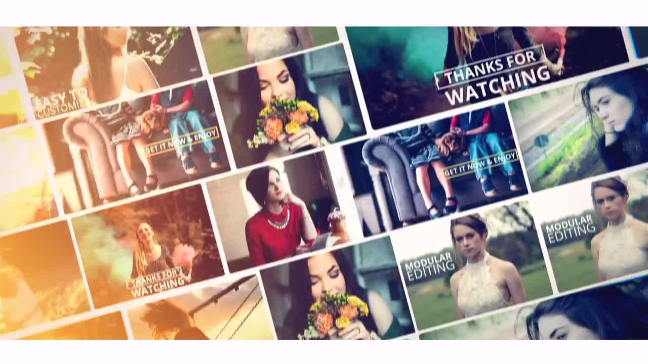 时尚的快速开启者照片素材库精选AE模板