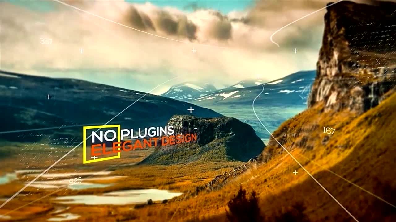 精彩动画照片幻灯片素材库精选AE模板