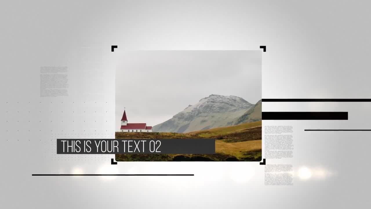 幻灯片风格动画素材库精选AE模板