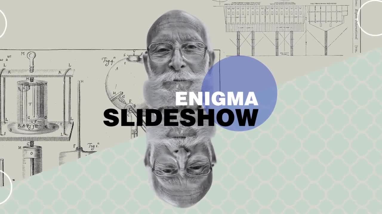 Enigma幻灯片照片展示素材库精选AE模板