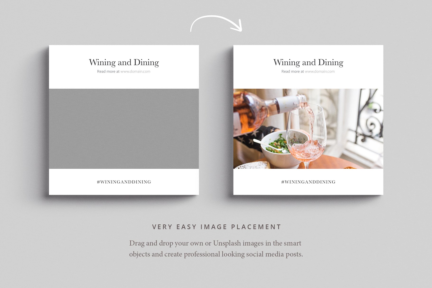 摄影家摄影爱好者社交媒体贴图模板素材库精选 Tuscany Social Media Templates插图(5)