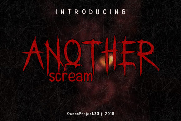 Another Scream Font素材之家精选英文字体