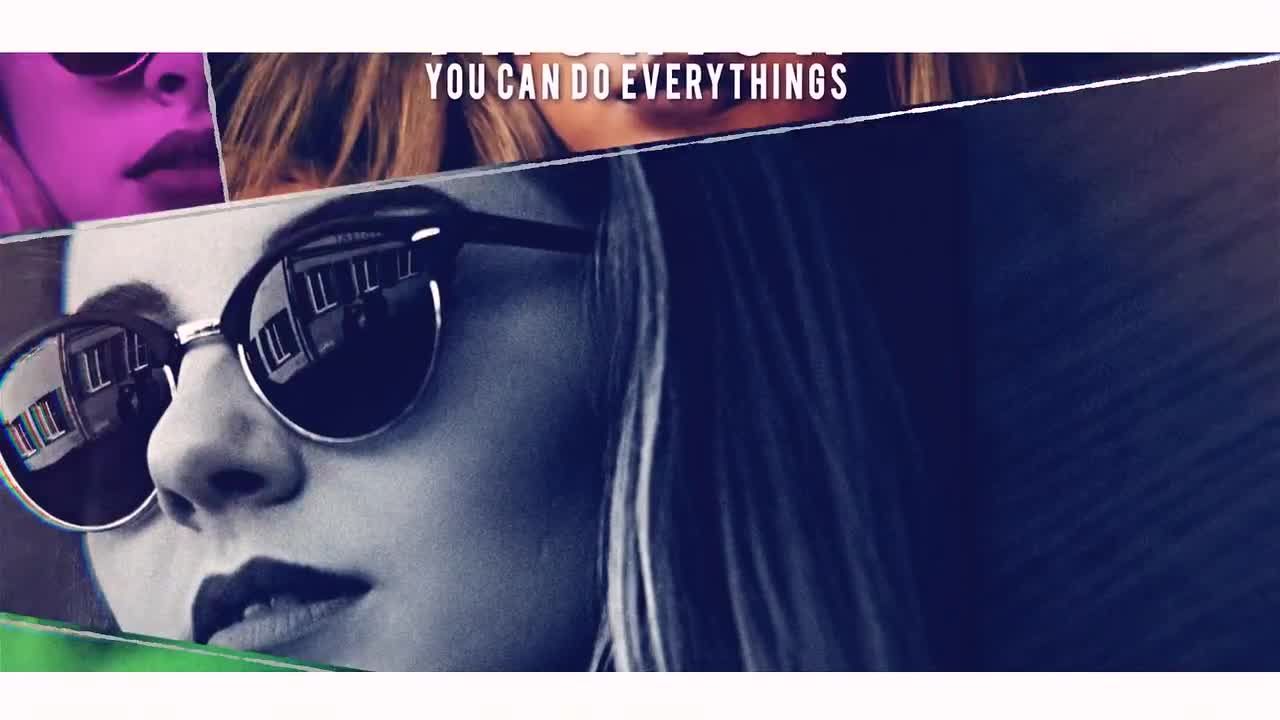 动态柔和漏光视觉差图片开场视频素材库精选AE模板