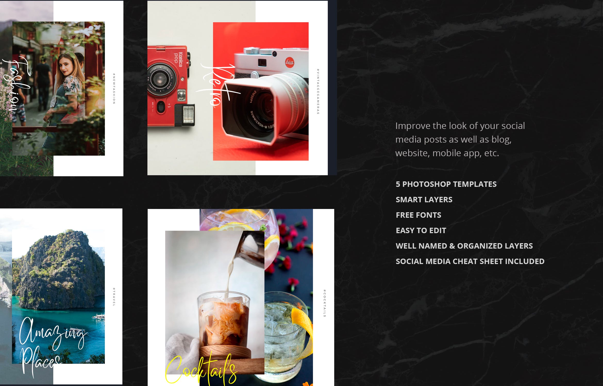 社交媒体平台品牌推广Banner图设计模板素材库精选v74 Social Media Banners – Vol74插图(2)