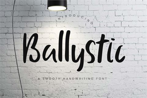 Ballystic font素材之家精选英文字体