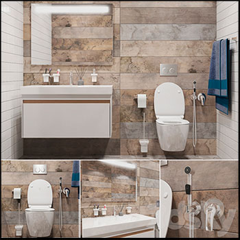 浴室套装3DMAX模型