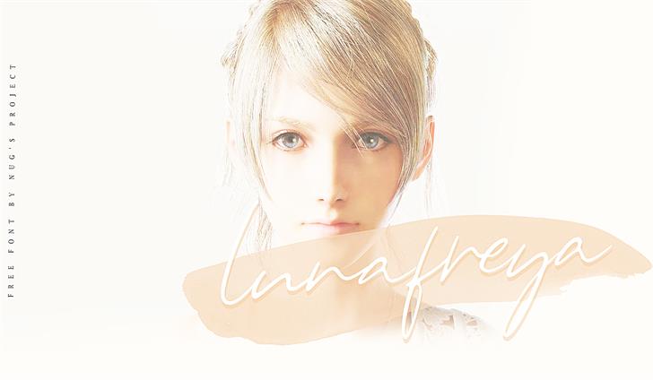 Lunafreya font插图