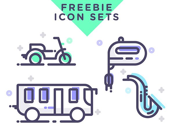 多个主题特色图标合集 Free Assorted Vector Icons