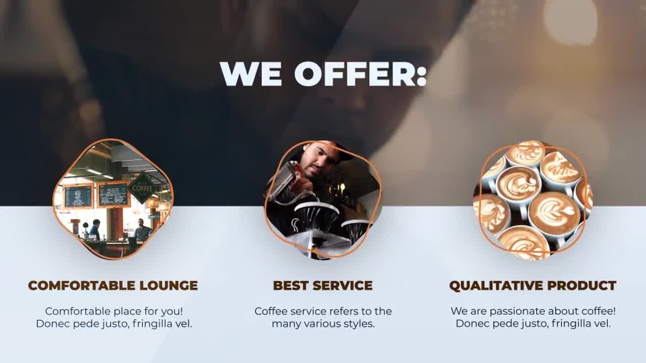 咖啡厅高端产品促销展览素材库精选AE模板