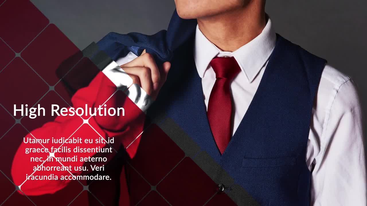 现代动态文本动画和创意过渡效果企业幻灯片素材库精选AE模板