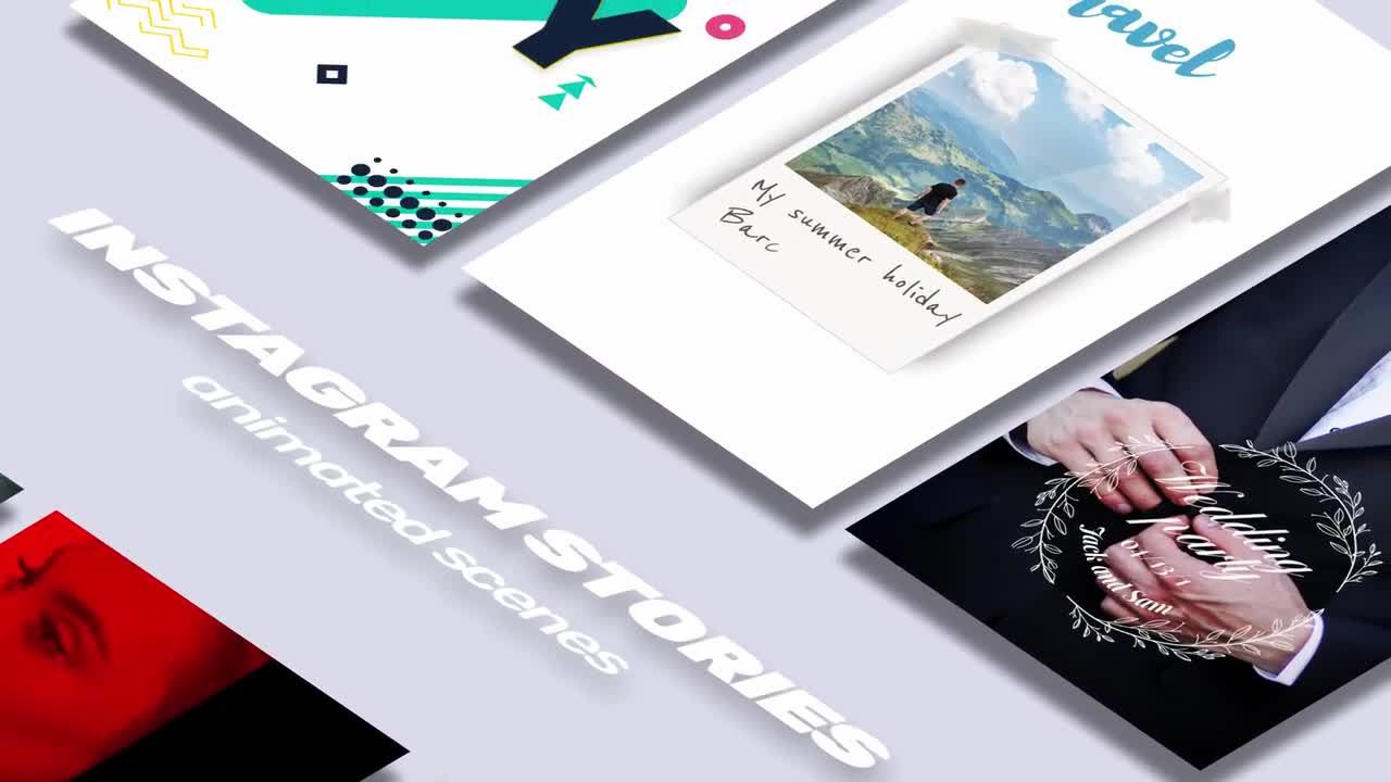 创意文本动画照片时尚过渡展示素材库精选AE模板