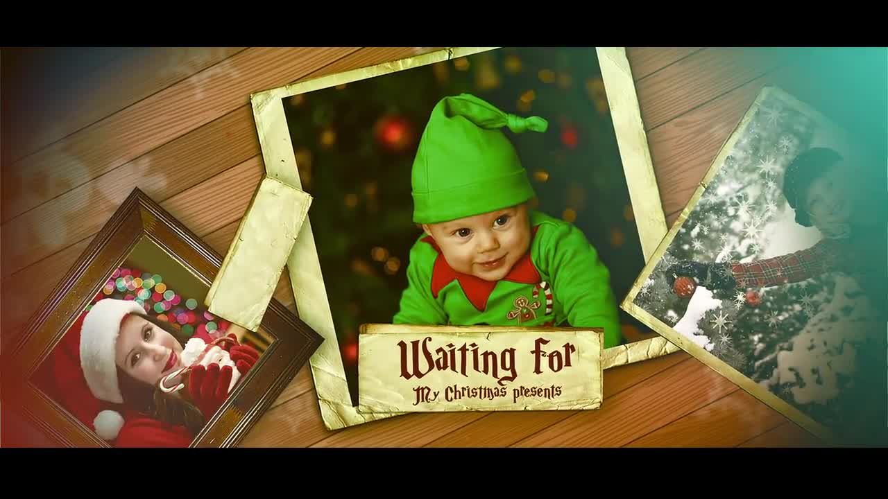 圣诞节家庭幻灯片素材库精选AE模板