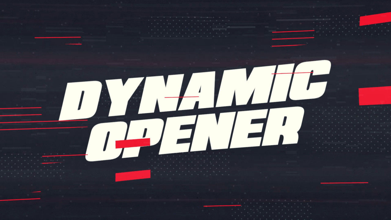 带有失真动态蒙太奇毛刺过渡的pr字幕文本模板