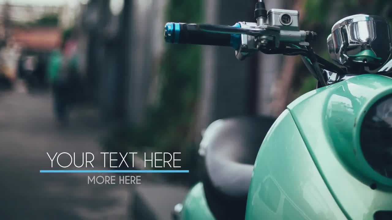 三分之一平滑标题素材库精选AE模板