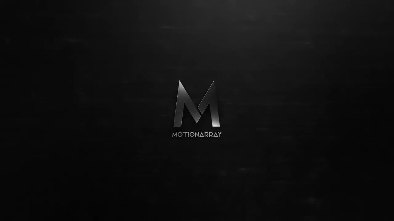 创造性动画金属外观Logo展示素材库精选AE模板