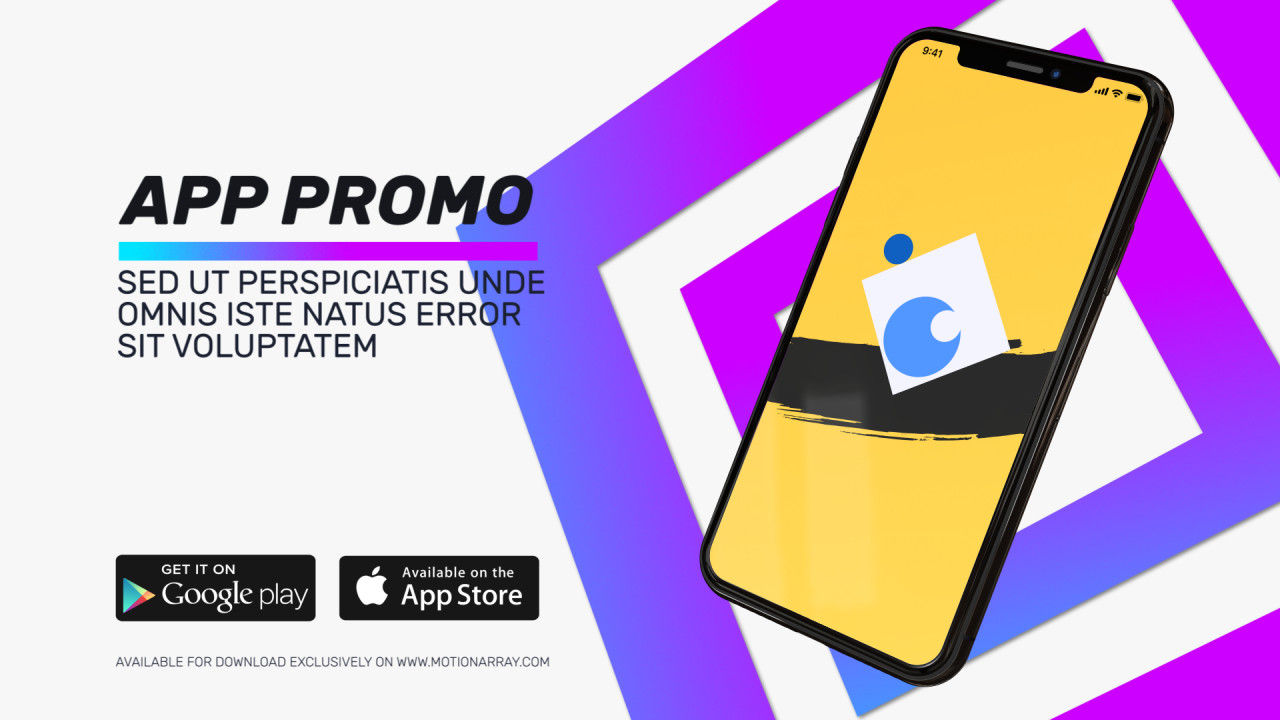 现代时尚创意的手机应用推广素材库精选AE模板