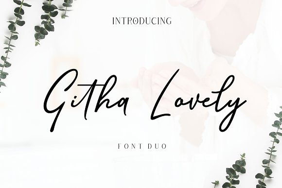 Githa Lovely | Font Duo素材之家精选英文字体