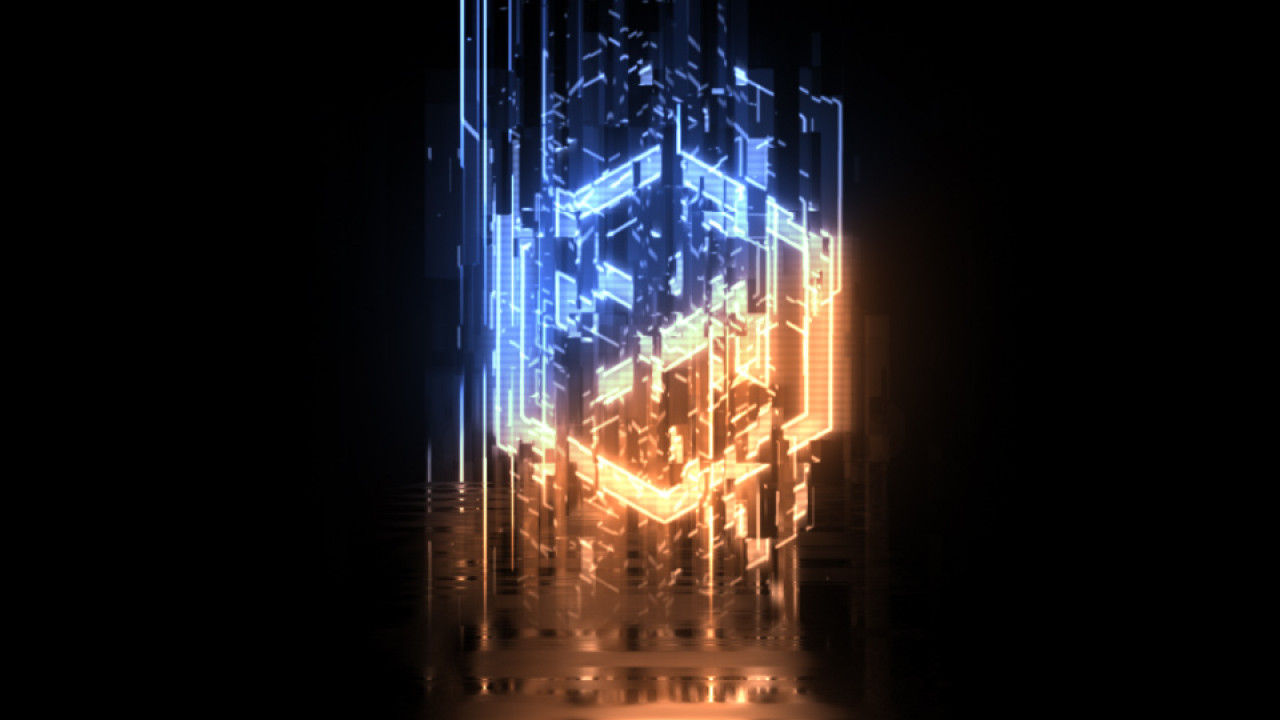 小故障科幻徽标素材库精选AE模板