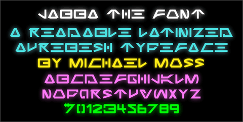 Jabba the Font素材之家精选英文字体