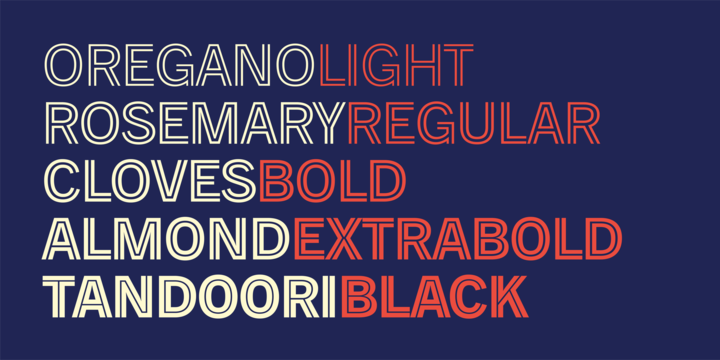 Trade Gothic Inline Font Family插图5