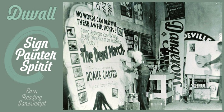 Duvall Font Family素材之家精选英文字体