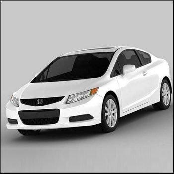 2012本田思域轿车素材之家精选3D模型