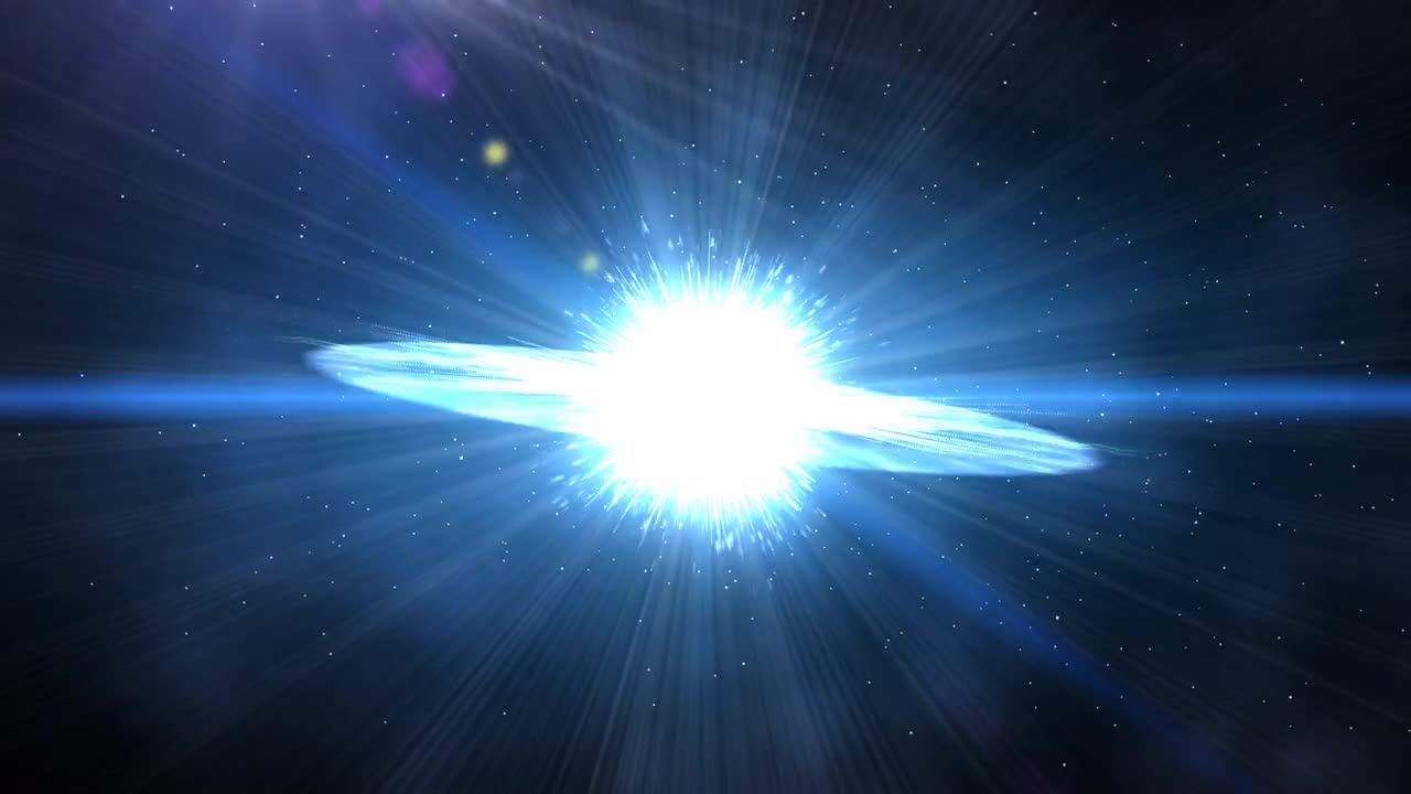 爆炸性的粒子碰撞Logo展示素材库精选AE模板