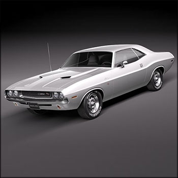 道奇挑战者1970汽车素材之家精选3D模型
