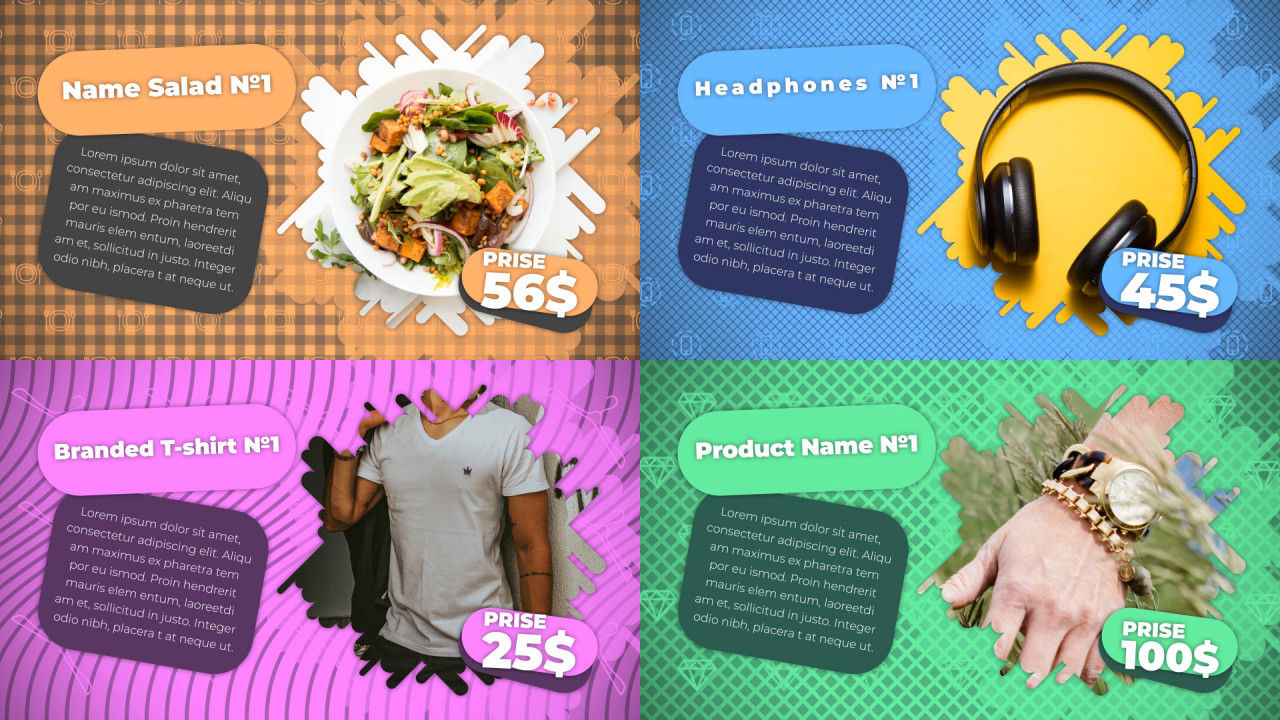 产品促销设计幻灯片素材库精选AE模板