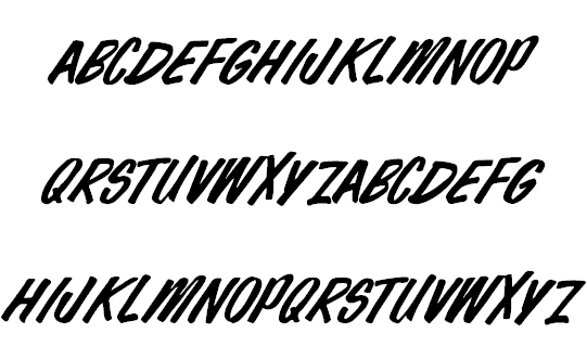 The Quick Marker font插图1