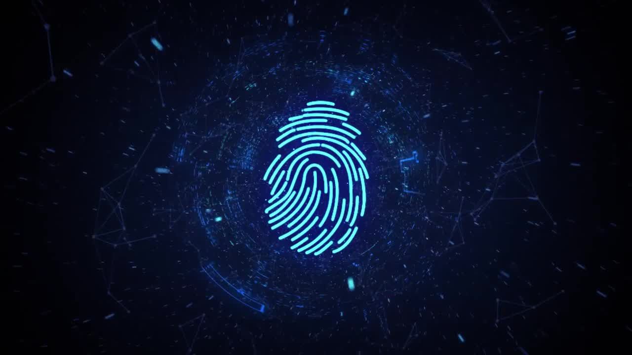 故障和扭曲场景数字隧道标志素材库推荐Pr模板